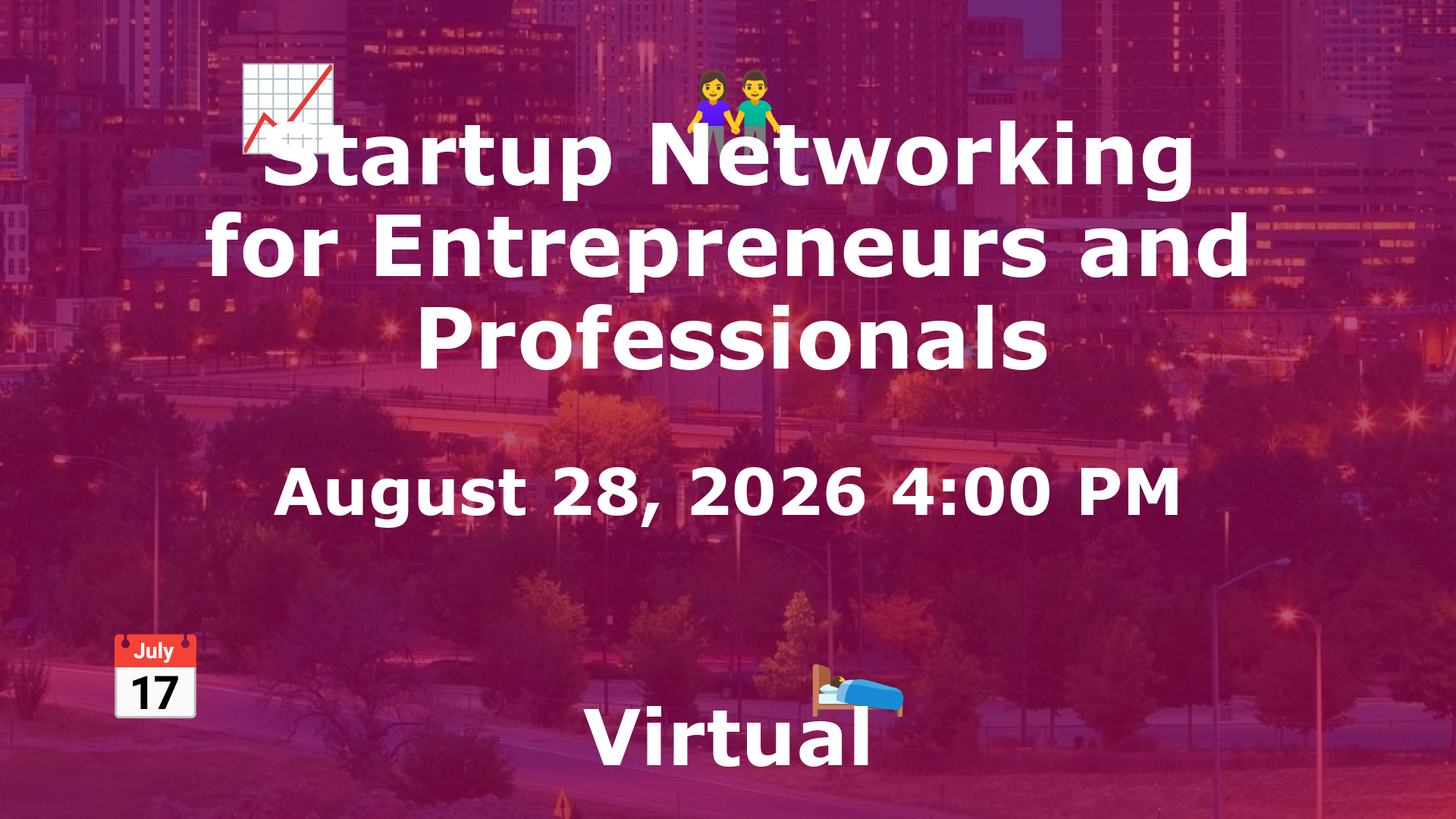 Startup Networking for Entrepreneurs and Professionals event image